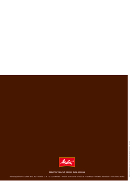 Imagebroschur Kaffee